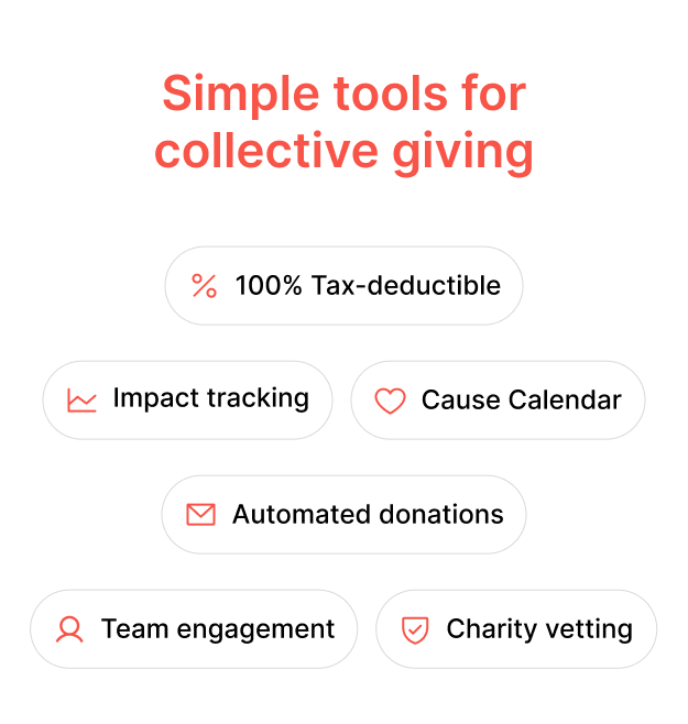 Simple tools for collective giving